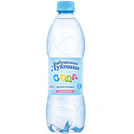 Вода детская Бабушкино Лукошко высшей категории качества 0,5 л.