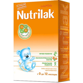 Нутрилак (Nutrilak)
Смесь сухая молочная адаптированная, с 0 до 12 мес.