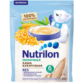 Каша Nutrilon (Nutricia) молочная кукурузная, с 6 месяцев, 200 г