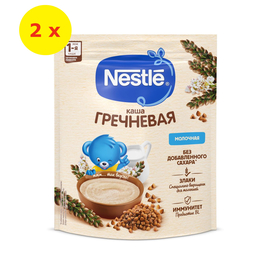 Nestle Молочная гречневая каша с 4 мес., 200гр, 2 шт
