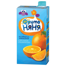 ФрутоНяня 0,5л Сок из апельсинов неосветленный, с 3-х лет
