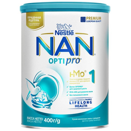 NAN® 1 Сухая молочная смесь для детей с рождения, 400 г