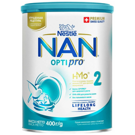 Смесь NAN (Nestlé) 2 Optipro, с 6 месяцев, 400 г