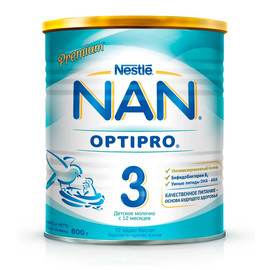 NAN® 3 Детское молочко для детей с 12 месяцев, 800 г