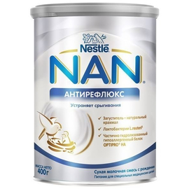 NAN® Антирефлюкс Сухая молочная смесь для детей с рождения, 400 г
