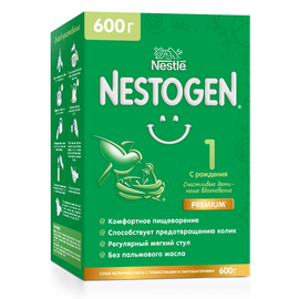 Смесь Nestogen (Nestlé) 1, с рождения, 600 г