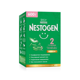 Молочная смесь Nestogen (Нестожен) 2 с пребиотиками и лактобактериями, с 6 месяцев, 600 г, 1 шт