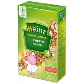 Heinz низкоаллергенная гречневая кашка, с 4 мес.