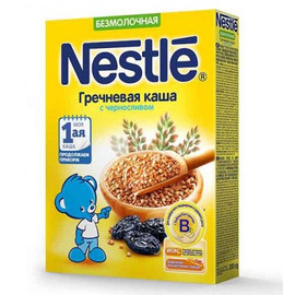 Nestle® Безмолочная гречневая каша с черносливом (Первая ступень, с 4 мес.), 200гр.