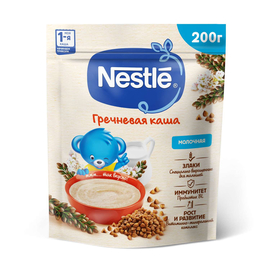 Nestle Молочная гречневая каша с 4 мес., 200гр.