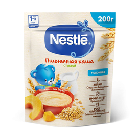 Nestle Молочная пшеничная каша с тыквой с 5 мес., 200гр.