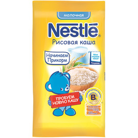 Nestle® Молочная рисовая каша (Первая ступень, с 4 мес.), 35гр.