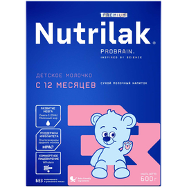 Смесь Nutrilak Premium 3, старше 12 месяцев, 600 г