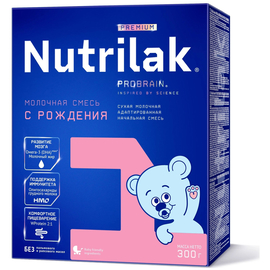 Nutrilak (Нутрилак) Premium (Премиум) 1 (с 0 до 6 месяцев) 350 г